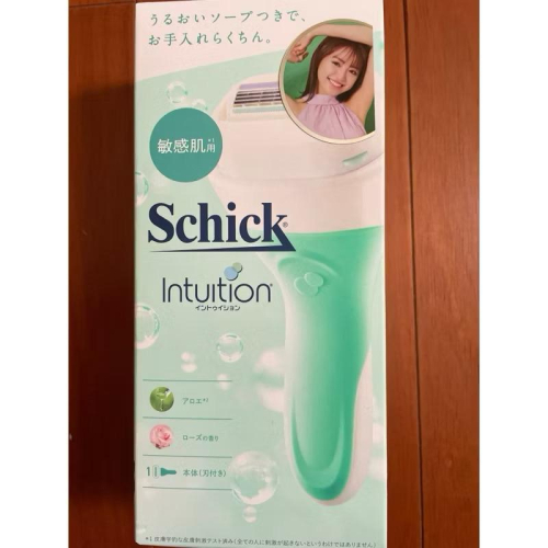 可刷卡 日本Schick舒適 舒芙 仕女除毛刀1入 敏感肌 天然蘆薈茶葉 除毛保濕