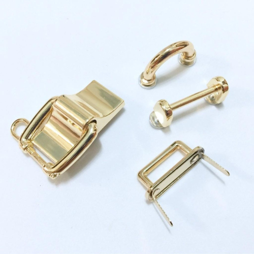 拱橋 提環 提耳 提把連接~高質感包包金屬配件 DIY 手作材料 皮革包配件 合金 20mm 25mm 淺金色
