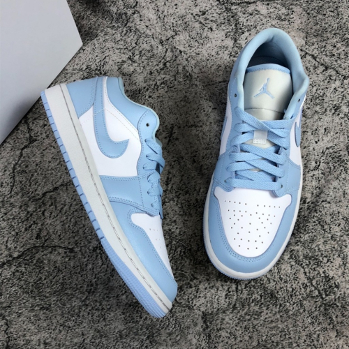 Air Jordan 1 Low Aluminum 藍白 淺藍 以太藍 AJ1 低筒 休閒鞋 DC0774-141