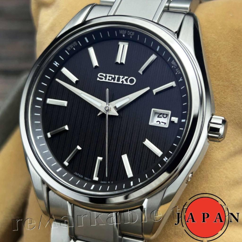 【SEIKO 電波錶】 日本製造x鈦金屬x太陽能x電波x藍寶石男錶款SBTM341