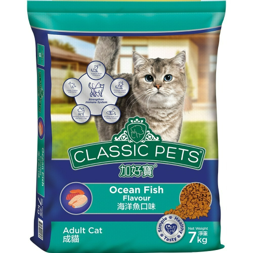 【宅配賣場】加好寶 貓乾糧 7KGx1包 貓飼料/成貓 (口味可選)