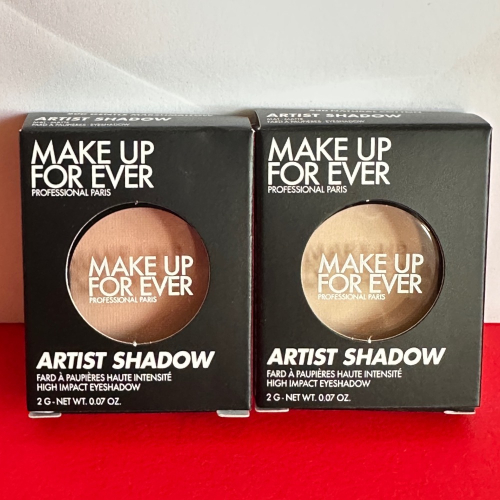 MAKE UP FOREVER MUF 藝術大師高調玩色眼影 M800 糖霜粉 M530 奶油白 全新