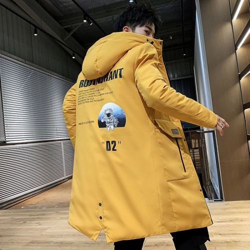 棉衣男2021新款冬季中長款加厚青少年外套潮流韓版衣服羽絨服棉襖