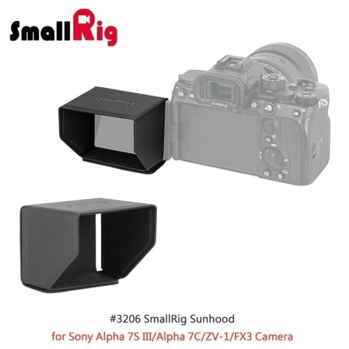三重☆大人氣☆SmallRig 3206 螢幕遮光罩 遮陽罩 for A7S III A7C ZV-1 FX3