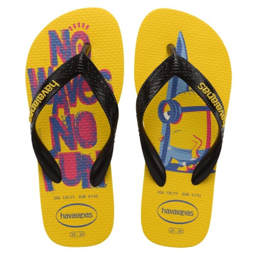 巴西人字拖Havaianas 女款 Minions/黃小小兵