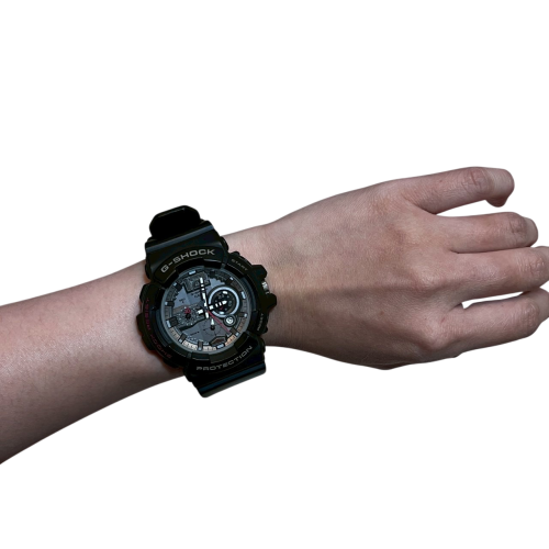 ❮二手❯ 日本 CASIO 卡西歐 G-SHOCK GAC-110-1A 機械感三眼指針男錶 防水200米 抗磁防震