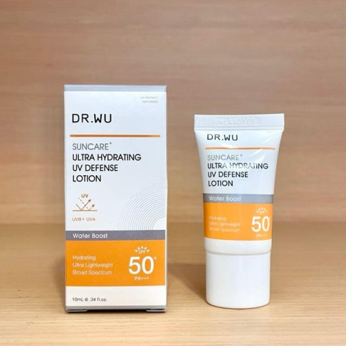 栗子美妝?｜DR.WU 達爾膚 全能保濕清爽防曬乳 10ml 小樣 專櫃中文標 旅行裝 SPF50+ PA+++