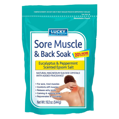 【LUCKY SUPER SOFT】幸運泡澡浴鹽-尤加利薄荷(19.2oz/554g)【8110】