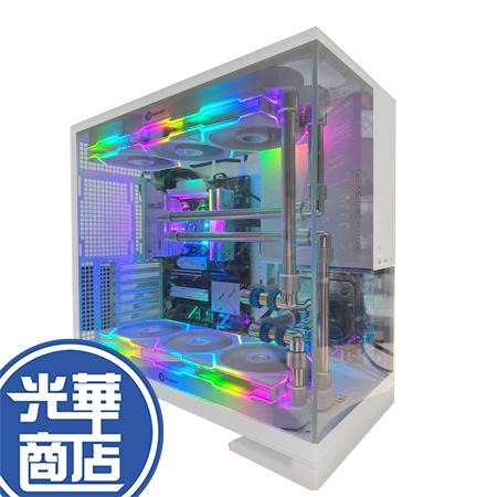 光華商場【客製化電腦】客製化 幾何未來 MODEL 5 9800X3D 玻璃 分體式 水冷主機 主機改裝 電競主機