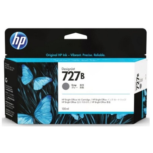 HP 727B 130ml Gray 墨匣取代B3P24A墨水匣 3WX15A