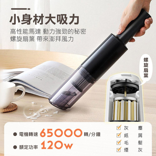 【手持無線吸塵器】買一送四配件 吸塵器 強力吸塵器 無線手持吸塵器 車用吸塵器 無線吸塵器 手持吸塵器 充電吸塵器