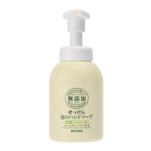 日本製造【Miyoshi石鹼】無添加肥皂泡沫洗手乳 本體 350ml PPP