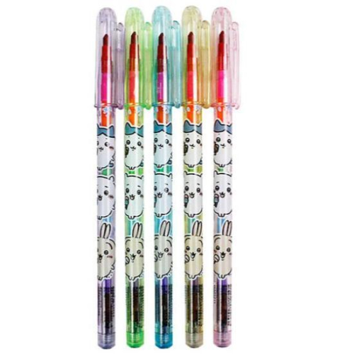 【快樂童年精品】正版授權 吉伊卡哇 蠟筆/彩虹筆 單支或4支(包)