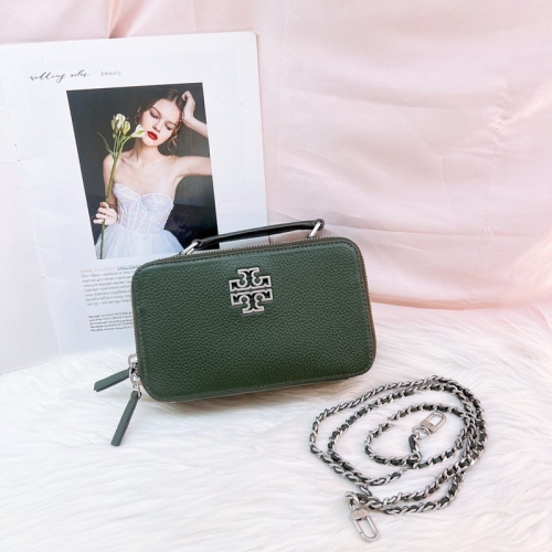 美國代購 台灣現貨 Tory Burch 大金logo 手提便當包 盒子包 小方包 斜背包