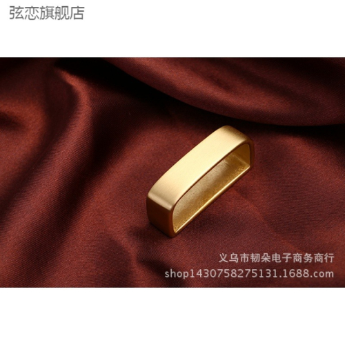 創意純銅皮帶環純銅活動皮帶圈皮帶配件腰帶環圈銅皮帶圈戒子