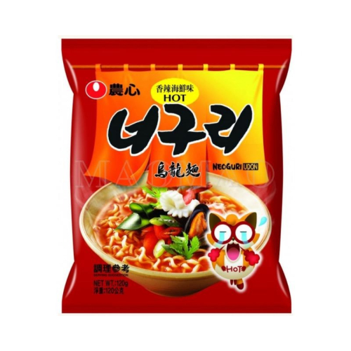 【???】?????????? 農心浣熊香辣海鮮烏龍麵（現貨秒出）??超值韓國泡麵 韓國拉麵 宵夜泡麵 方便麵 農心拉麵