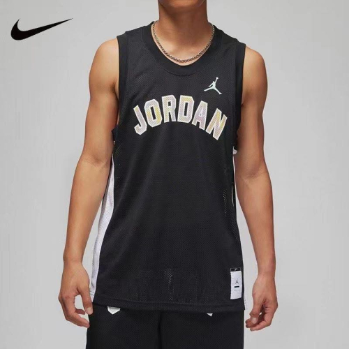 Air Jordan 情侶款網眼速乾運動籃球短褲訓練運動休閒AJ網眼速乾無袖T恤背心套裝2件套