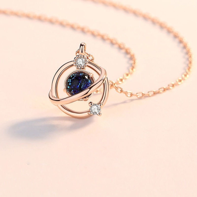 【GIFTME5台灣現貨】夢幻星球墜飾 墜鍊 飾品 禮物 項鍊 女生項鍊 女性飾品 項鏈 生日禮物 項鍊女