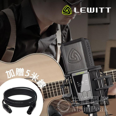 【原廠套組】加送麥克風線 Lewitt LCT540 SUBZERO 電容式 麥克風 多指向 直播 唱歌 樂器 收音