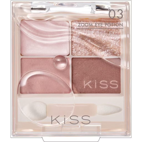 ??Kiss - zoom eye potion 水波紋眼影盤