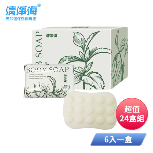 清淨海 香皂80g(6入盒裝)超值家庭號24盒組