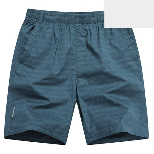 銷售冠軍純棉夏天休閒短褲男士夏季外穿五分褲條紋沙灘褲大尺碼褲衩寬鬆五分褲