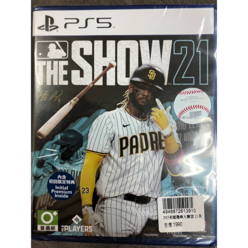 全新 PS5 THE SHOW21 美國職棒大聯盟21 只有英文無中文