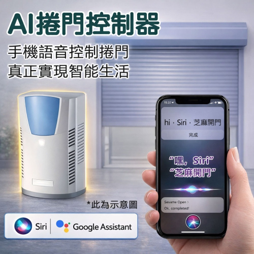 訊億✨APP快速捲門遠端開門 IOT｛遠端看著開門才安全｝AI遠端鐵捲門控制器 TUYA智能生活 可連接格來得3S安進