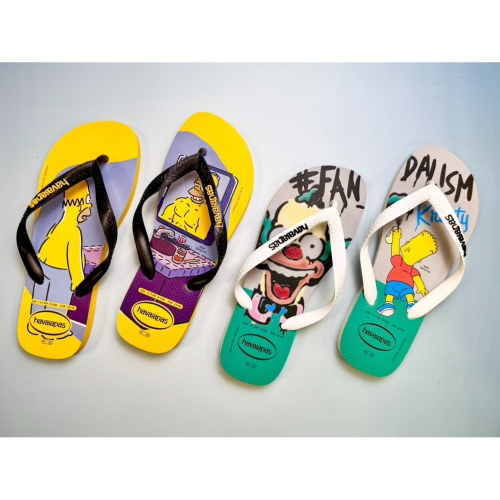 巴西人字拖Havaianas 男款Simpsons 辛普森 4色