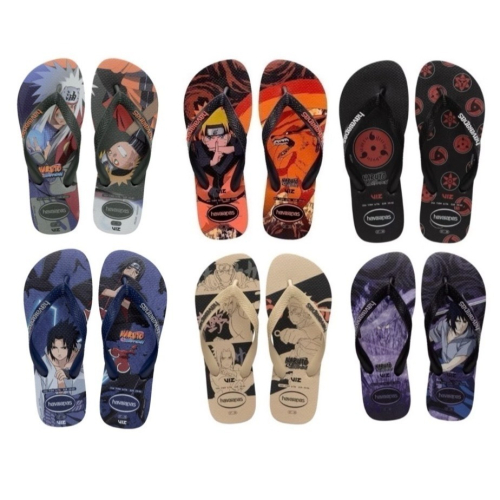 巴西人字拖Havaianas 男款Top Naruto/火影忍者