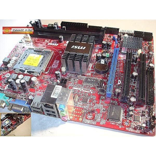 微星 MSI G31TM-P21 775腳位 內建顯示 Intel G31晶片組 2組DDR2 4組SATA