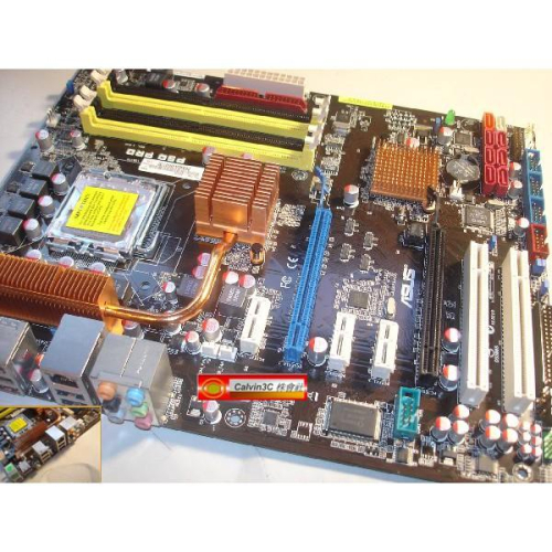 華碩 ASUS P5Q PRO 775腳位 P45晶片組 DDR2 SATA /節能器/8相電源設計/全固態