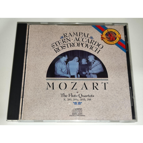 Rampal Stern Accardo Rostropovich Mozart 莫札特 長笛四重奏 CBS 無IFPI