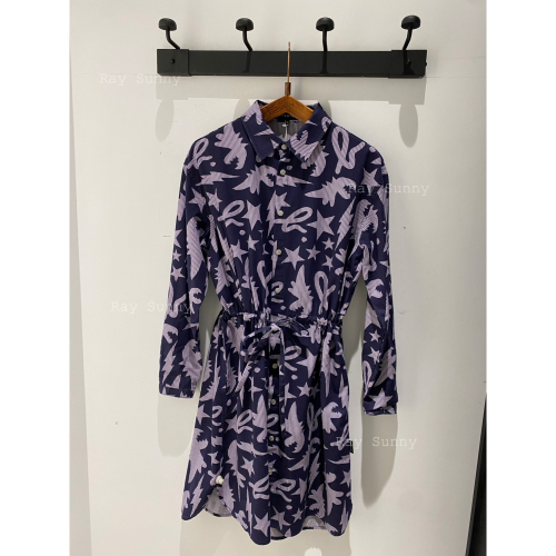 RS代購 - Sport b 全新正品優惠 女裝 Sport b. - 門市新品 Dino恐龍 襯衫洋裝