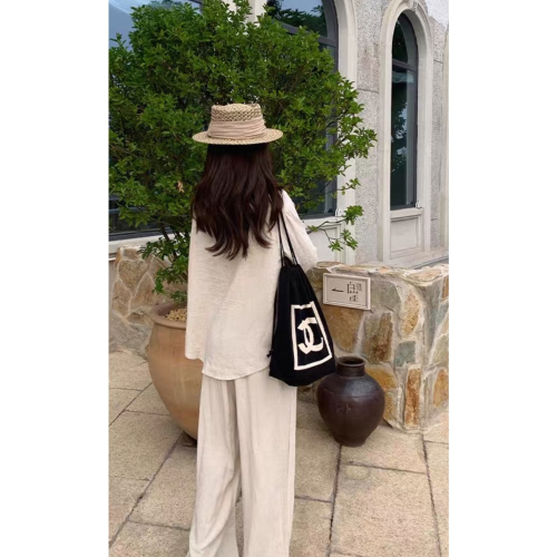 Chanel 香奈兒 肩背包 雙肩包 背包 VIP漂亮禮，vintage中古款古著針織雙肩包 母親節 情人節 送禮自用兩