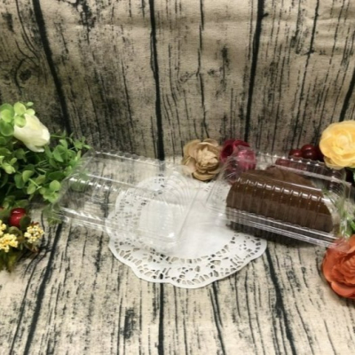 【嚴選SHOP】10入長方形盒/髒髒包包裝盒/小圓盒/蛋糕盒/點心盒/大福盒/通用盒/塑膠盒/透明盒/自扣盒【S024】