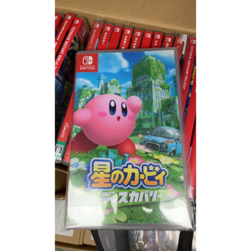 NS SWITCH 二手遊戲中古片 卡比之星 探索發現 日版有中文