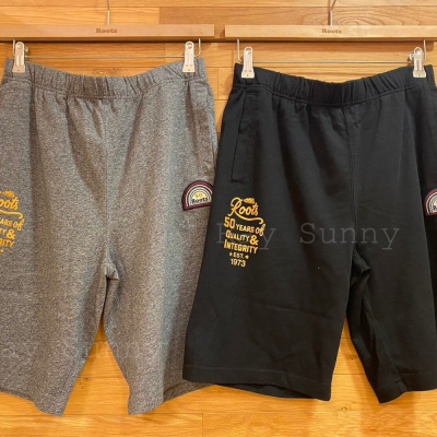 RS代購 Roots全新正品優惠 Roots男裝Roots50系列 光芒50重磅有機棉短褲 滿額贈袋子