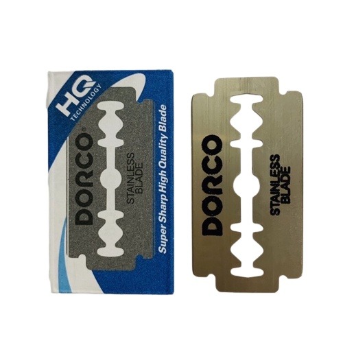 Dorco 韓式盒裝削髮刀專用雙面刀片／一小盒(10片裝) G-025