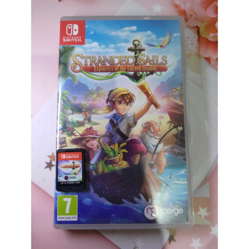 【二手Switch遊戲片】模擬經營探索遊戲/落難航船 : 詛咒之島的探險者/歐版中文/二手九成新