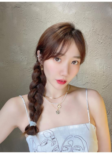 白百何同款天然淡水珍珠銀鍍18K金吊墜高級氣質項鍊女