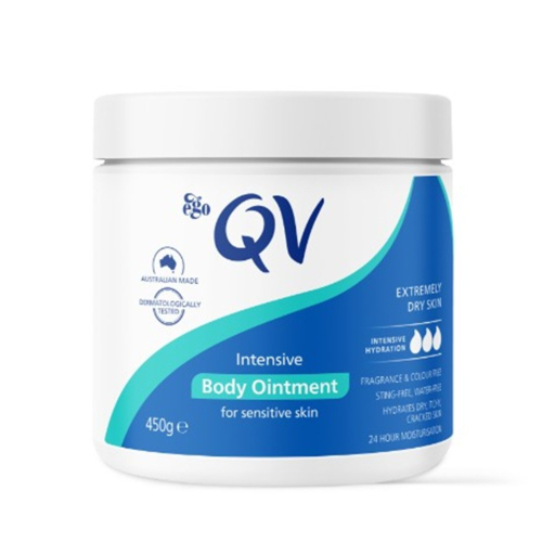 【現貨快速出貨】QV 重度修護乳膏 450g 重度乾燥肌膚者適用 乳霜 無水 無酒精 Ego意高