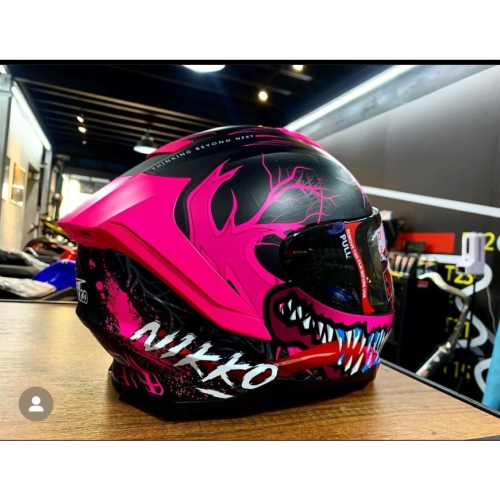【NIKKO】#10 暴君 貪食者＜偉倫安全帽人身部品館＞絕版【加贈電鍍片】全罩安全帽 內墨片 夜光塗色