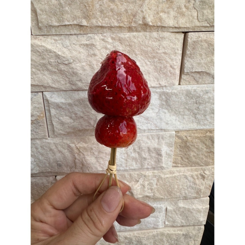 草莓迷你糖葫蘆~2顆草莓串一串(美國加州進口大草莓)