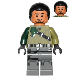 LEGO sw0577 稀有星戰人偶 肯南 75053 Kanan Jarrus 黑髮表情